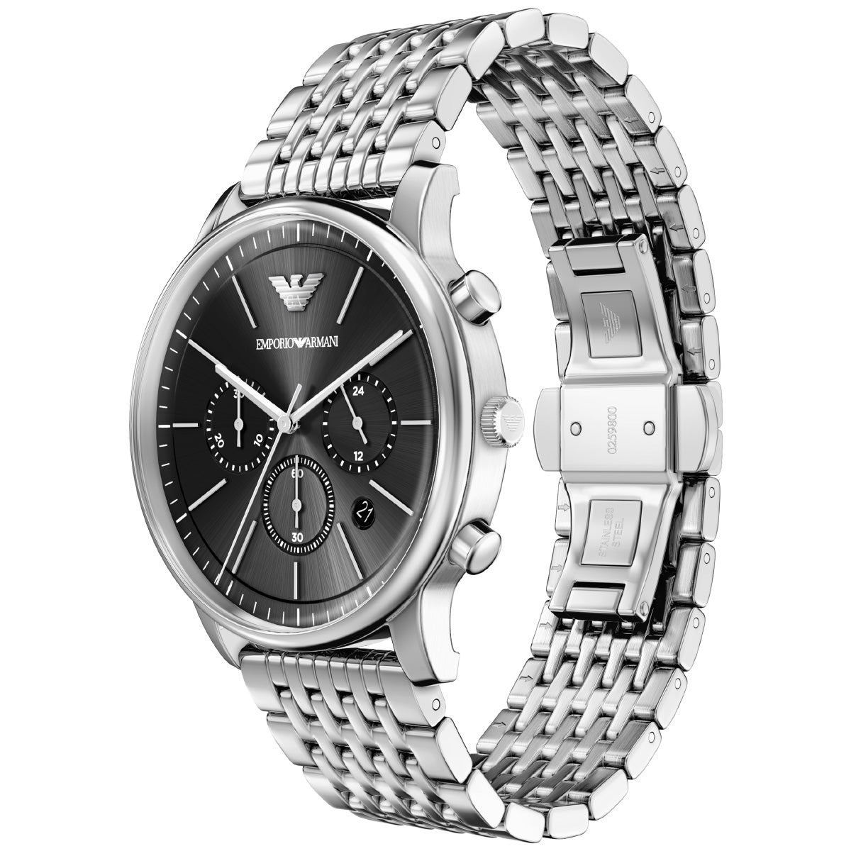 エンポリオアルマーニ EMPORIO ARMANI 腕時計 メンズ クロノグラフ ステンレススチール AR11772【2026 新作】【60回分割手数料無料！】