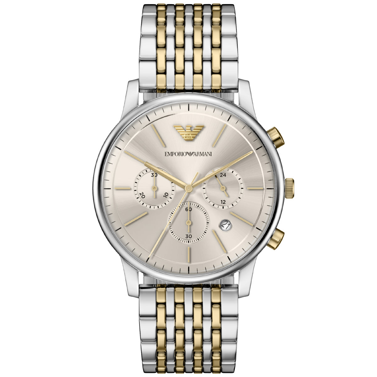 エンポリオアルマーニ EMPORIO ARMANI 腕時計 メンズ クロノグラフ ステンレススチール AR11773【2026 新作】【60回分割手数料無料！】