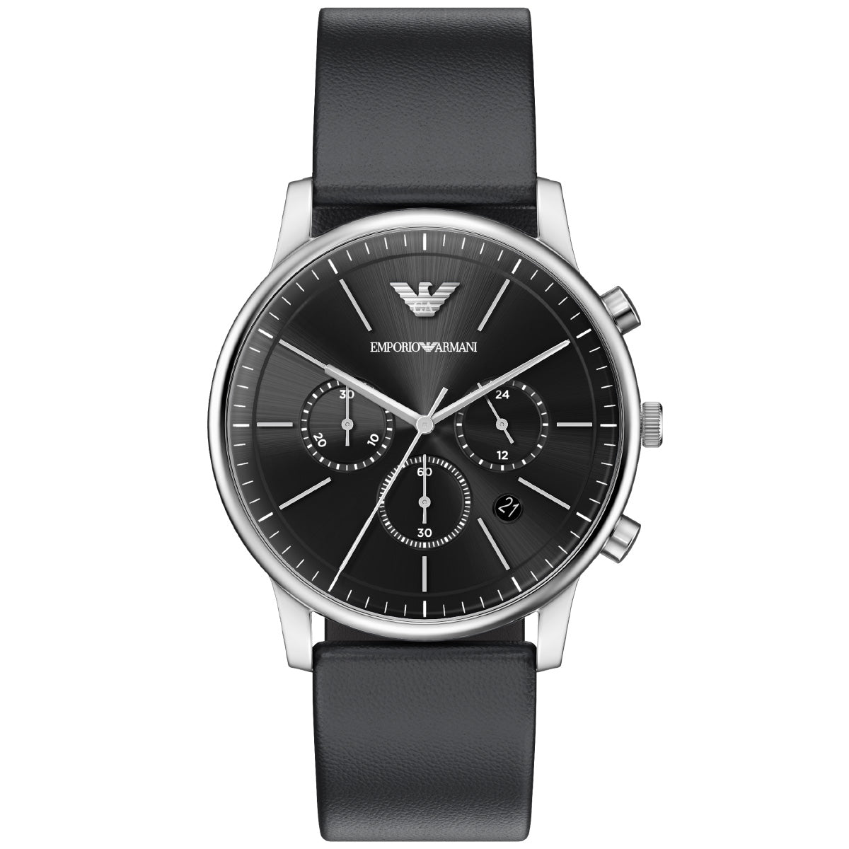 エンポリオアルマーニ EMPORIO ARMANI 腕時計 メンズ クロノグラフ レザー AR11774【2026 新作】【60回分割手数料無料！】