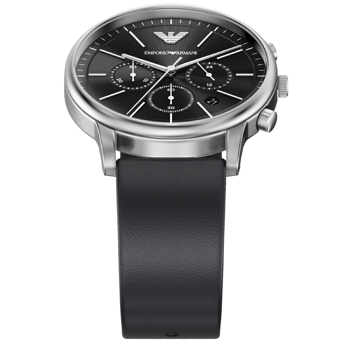 エンポリオアルマーニ EMPORIO ARMANI 腕時計 メンズ クロノグラフ レザー AR11774【2026 新作】【60回分割手数料無料！】