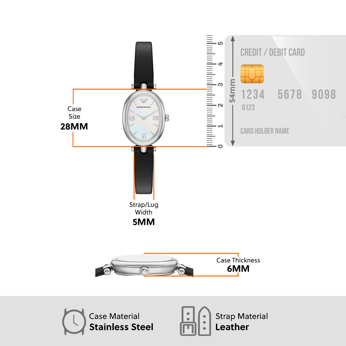 エンポリオアルマーニ EMPORIO ARMANI 腕時計 レディース レザー AR11778【2026 新作】【60回分割手数料無料！】