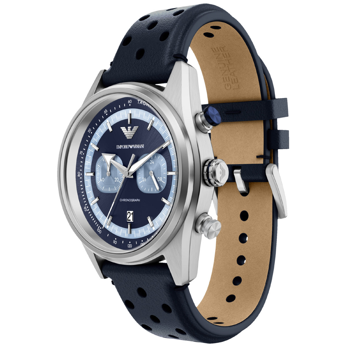 エンポリオアルマーニ EMPORIO ARMANI 腕時計 メンズ クロノグラフ レザー AR11781【2026 新作】【60回分割手数料無料！】