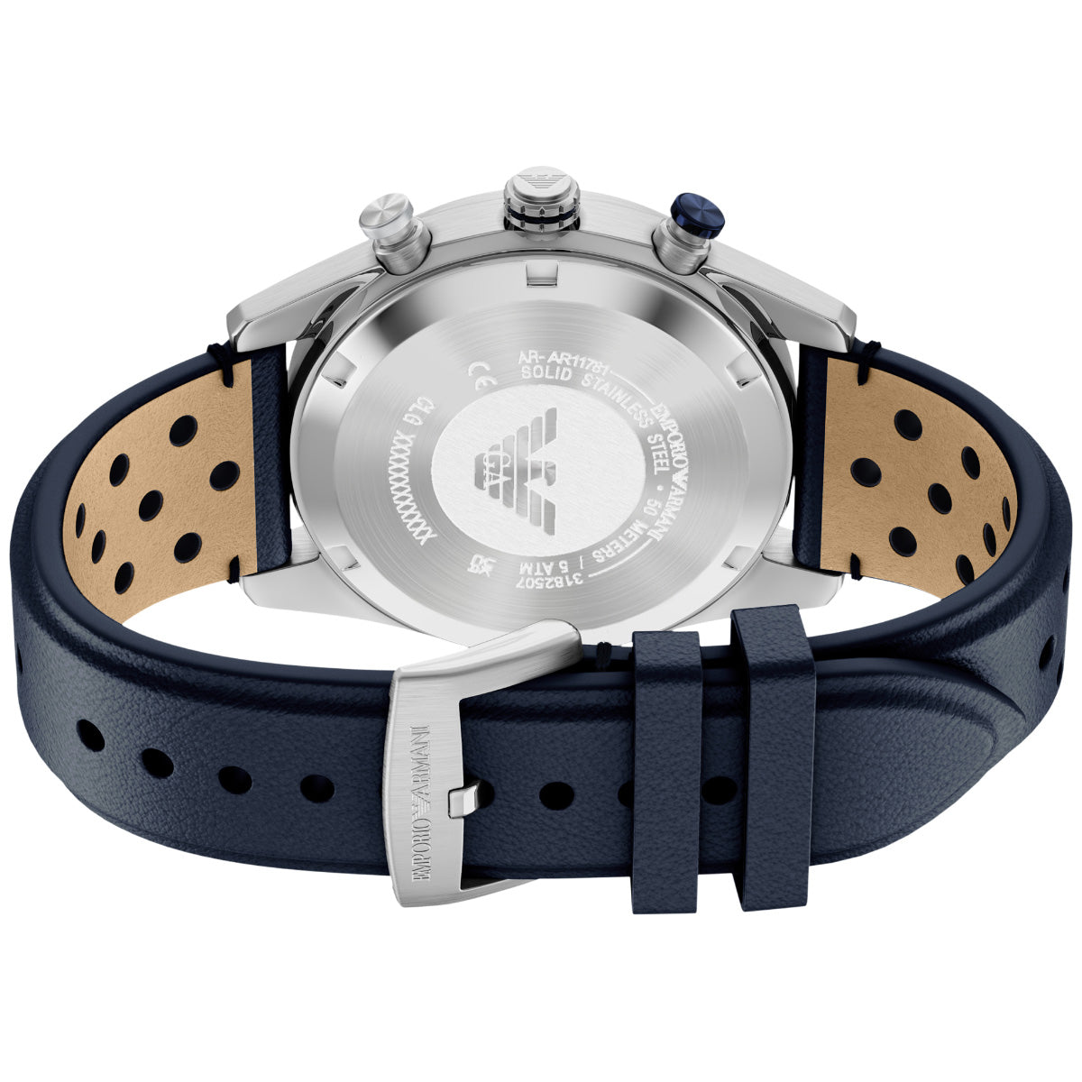 エンポリオアルマーニ EMPORIO ARMANI 腕時計 メンズ クロノグラフ レザー AR11781【2026 新作】【60回分割手数料無料！】