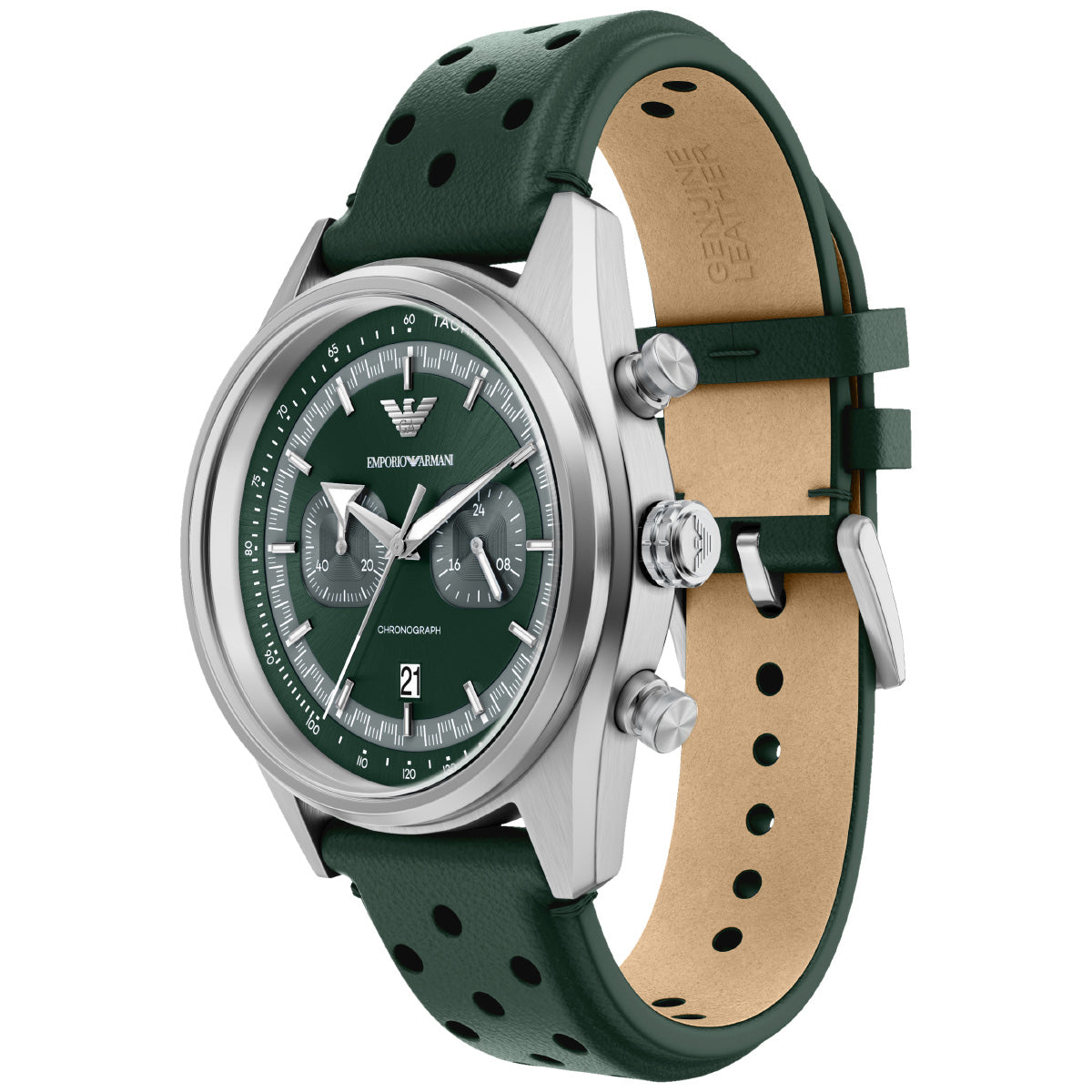 エンポリオアルマーニ EMPORIO ARMANI 腕時計 メンズ クロノグラフ レザー AR11782【2026 新作】【60回分割手数料無料！】