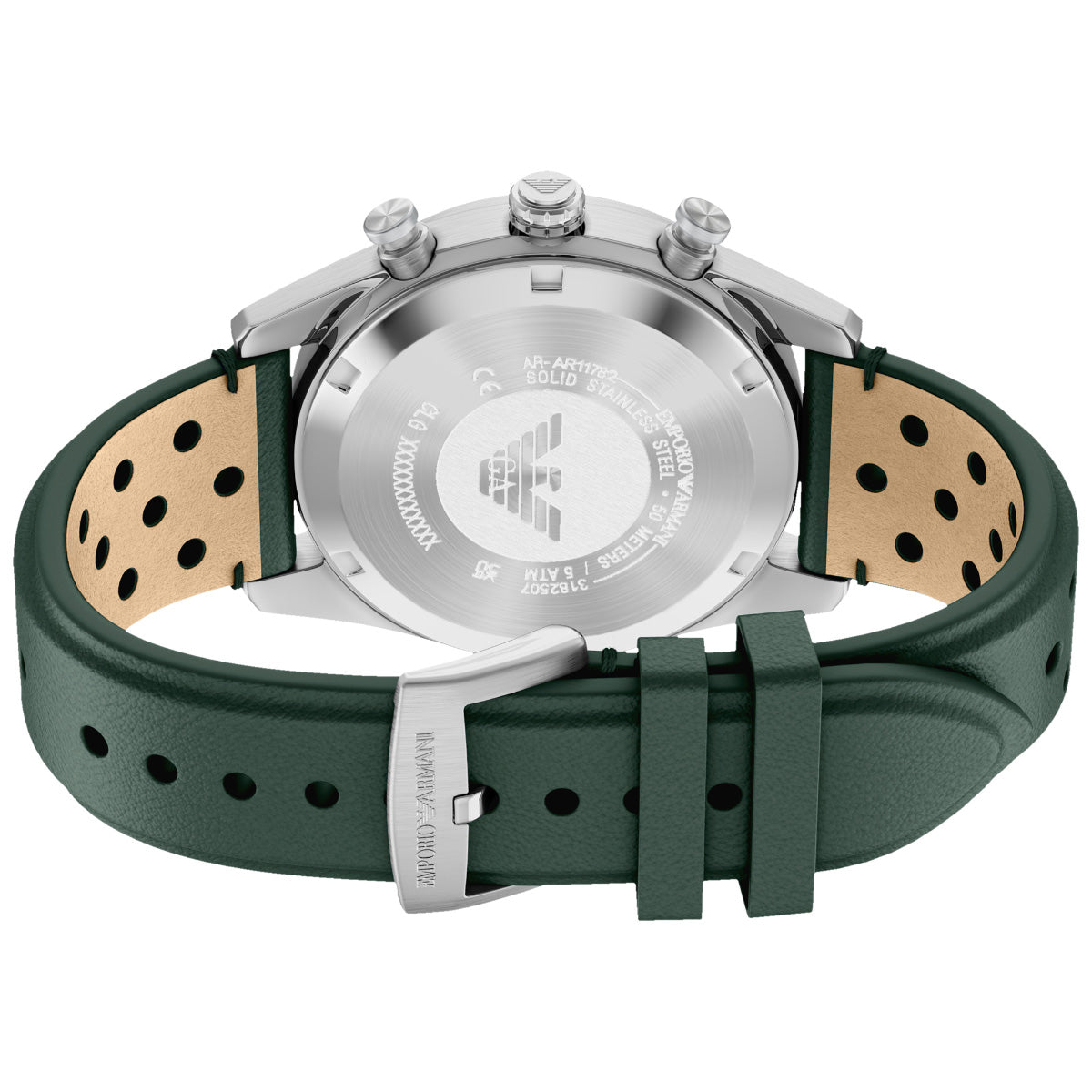 エンポリオアルマーニ EMPORIO ARMANI 腕時計 メンズ クロノグラフ レザー AR11782【2026 新作】【60回分割手数料無料！】