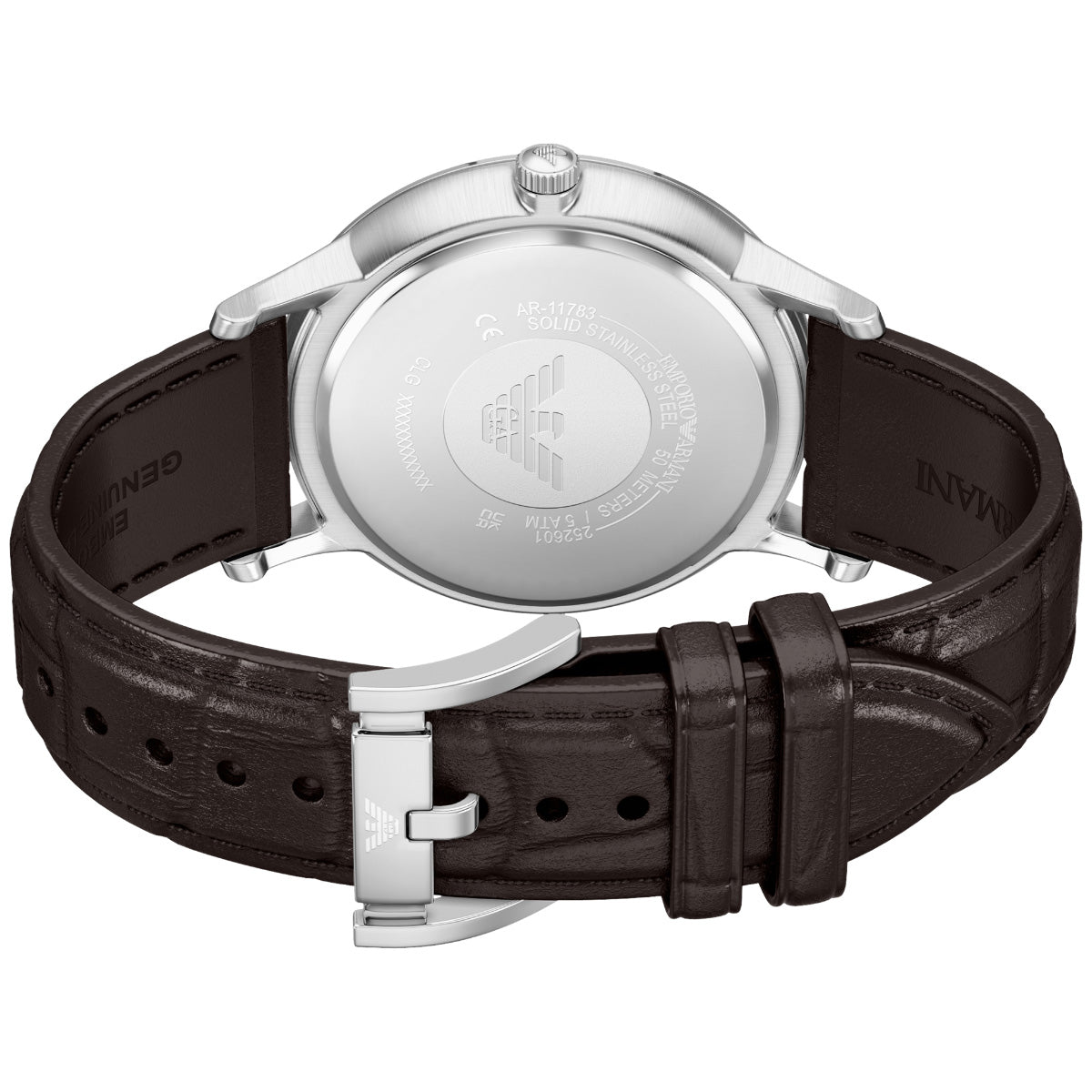 エンポリオアルマーニ EMPORIO ARMANI 腕時計 メンズ レザー AR11783【2026 新作】