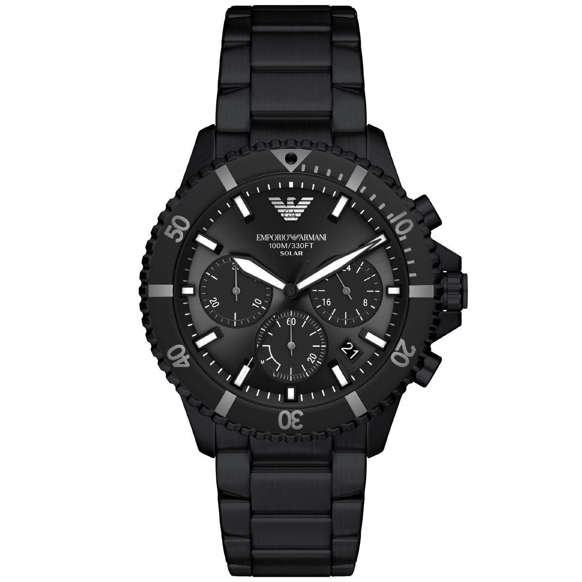 エンポリオアルマーニ EMPORIO ARMANI 腕時計 メンズ ソーラー クロノグラフ WORLD EXPLORER ステンレススチール AR11784【2026 新作】【60回分割手数料無料！】