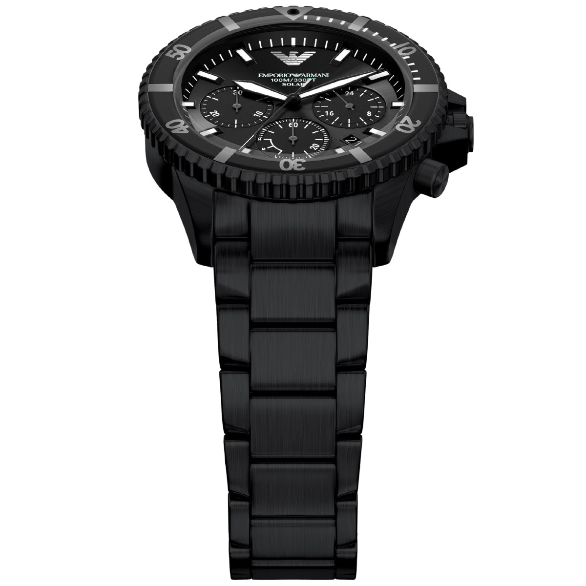 エンポリオアルマーニ EMPORIO ARMANI 腕時計 メンズ ソーラー クロノグラフ WORLD EXPLORER ステンレススチール AR11784【2026 新作】【60回分割手数料無料！】