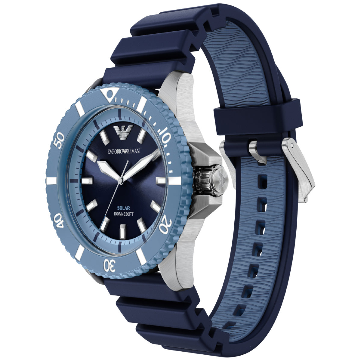 エンポリオアルマーニ EMPORIO ARMANI 腕時計 メンズ ソーラー WORLD EXPLORER シリコン AR11785【2026 新作】【60回分割手数料無料！】