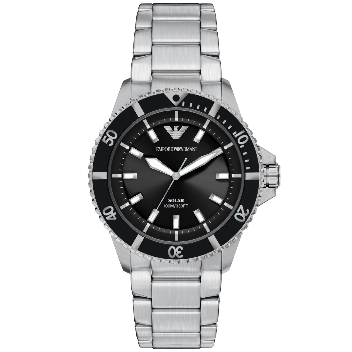 エンポリオアルマーニ EMPORIO ARMANI 腕時計 メンズ ソーラー WORLD EXPLORER ステンレススチール AR11787【2026 新作】【60回分割手数料無料！】