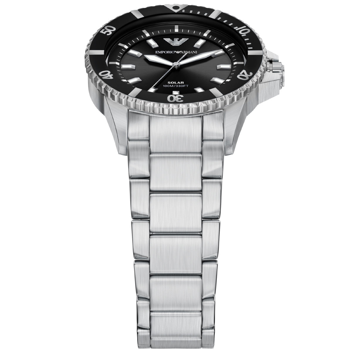 エンポリオアルマーニ EMPORIO ARMANI 腕時計 メンズ ソーラー WORLD EXPLORER ステンレススチール AR11787【2026 新作】【60回分割手数料無料！】