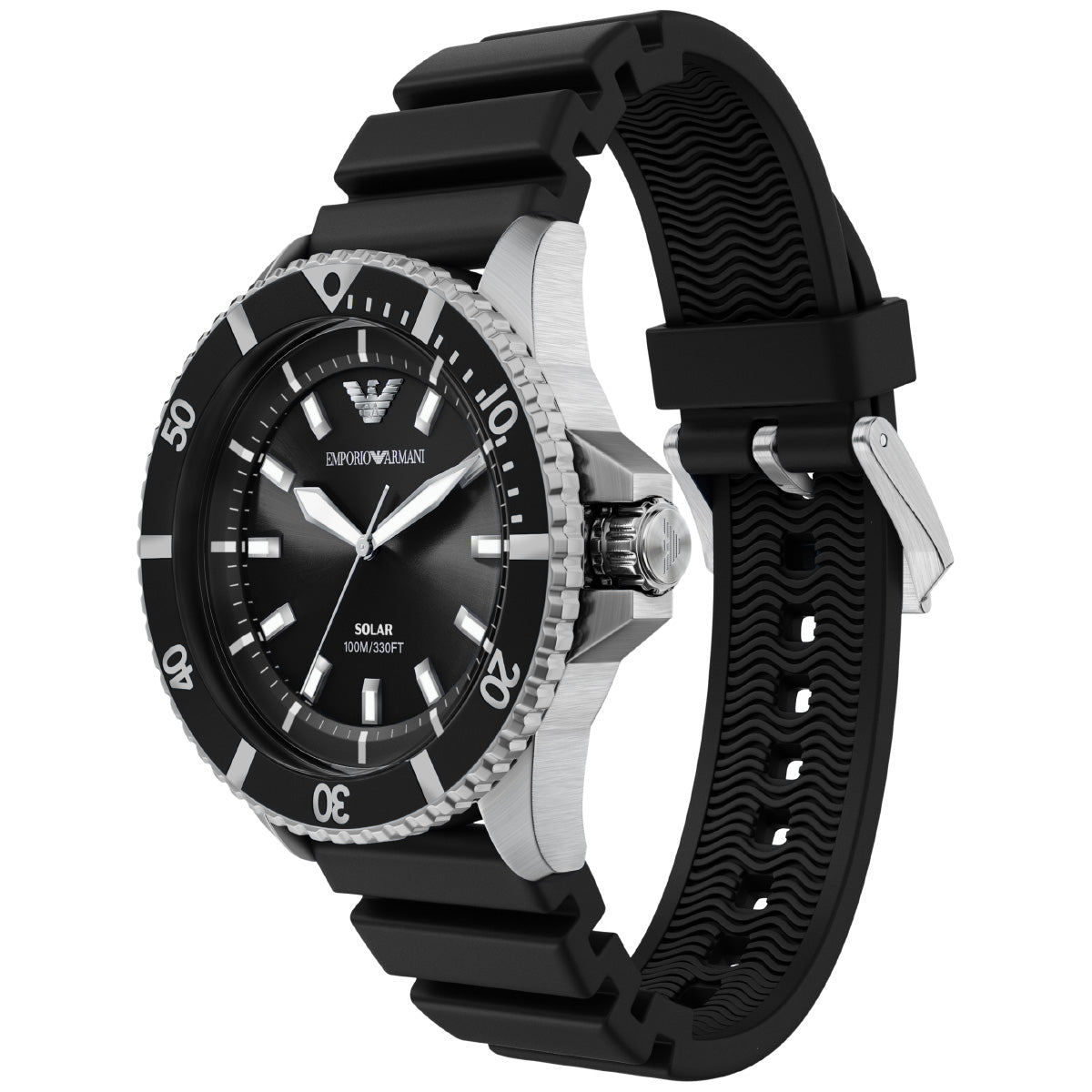 エンポリオアルマーニ EMPORIO ARMANI 腕時計 メンズ ソーラー WORLD EXPLORER シリコン AR11788【2026 新作】【60回分割手数料無料！】