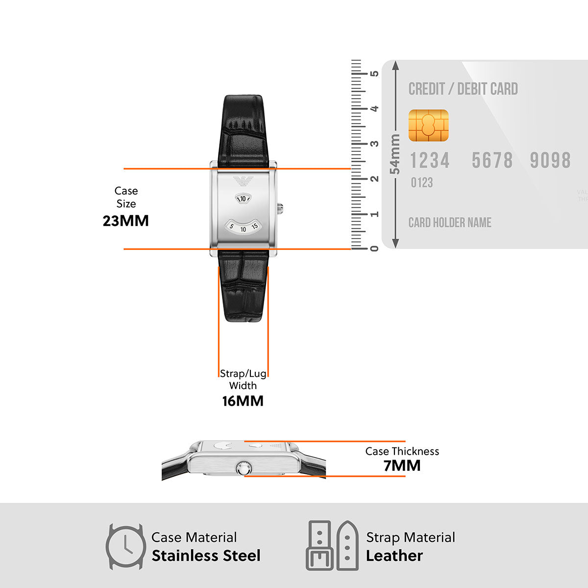 エンポリオアルマーニ EMPORIO ARMANI 腕時計 レディース レザー AR11813