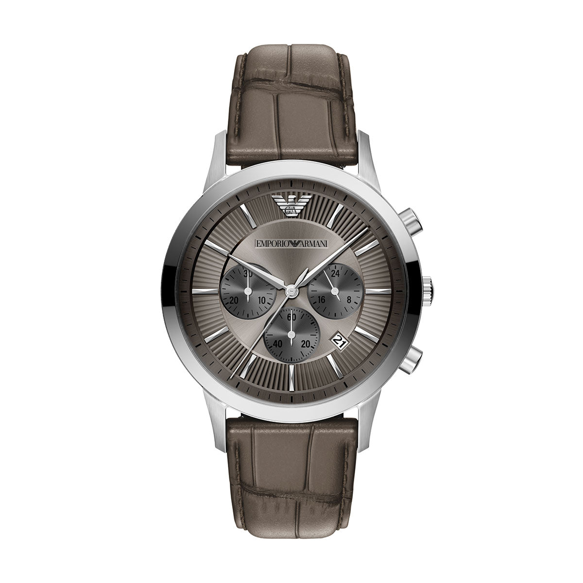 エンポリオアルマーニ EMPORIO ARMANI 腕時計 メンズ クロノグラフ レザー AR11821