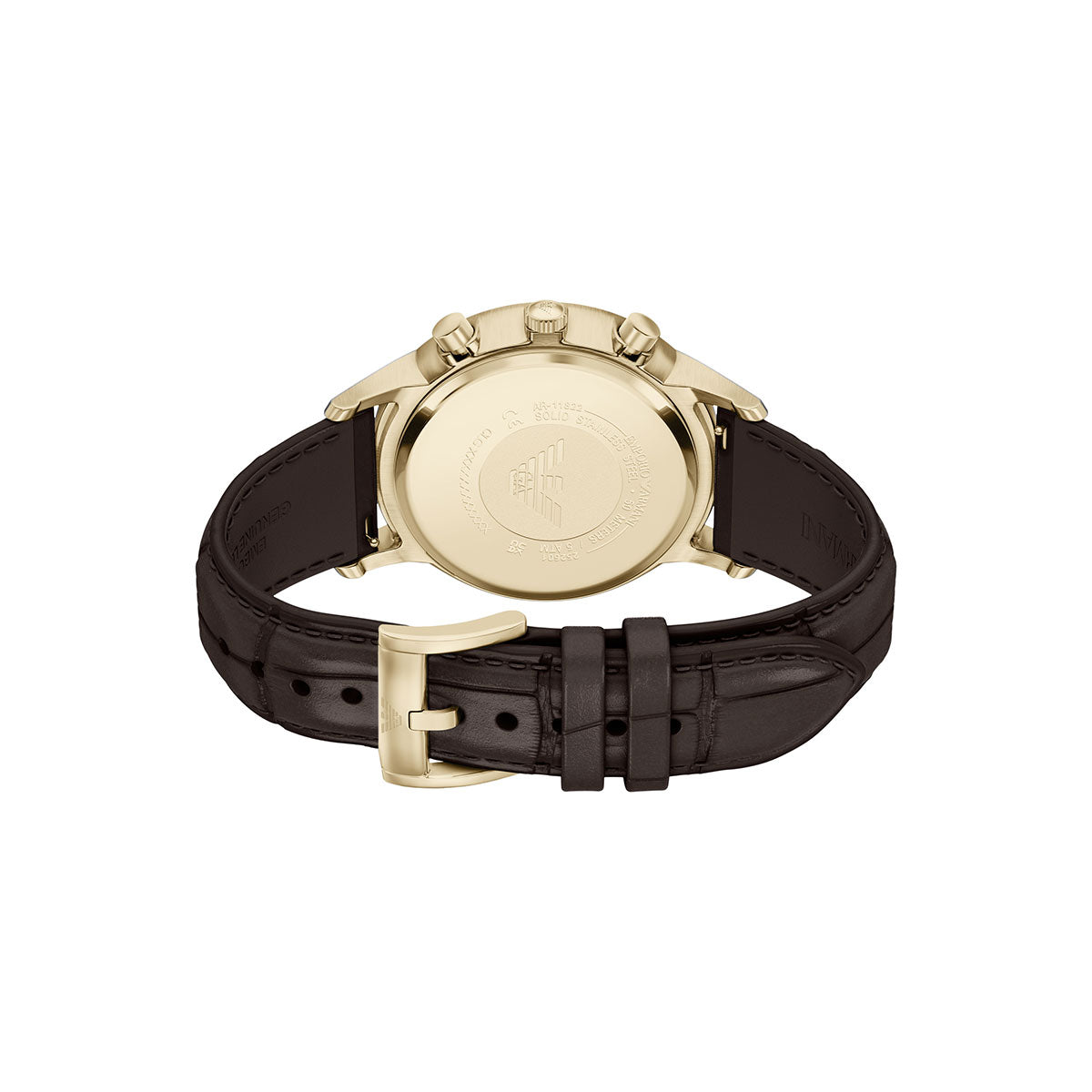 エンポリオアルマーニ EMPORIO ARMANI 腕時計 メンズ クロノグラフ レザー AR11822