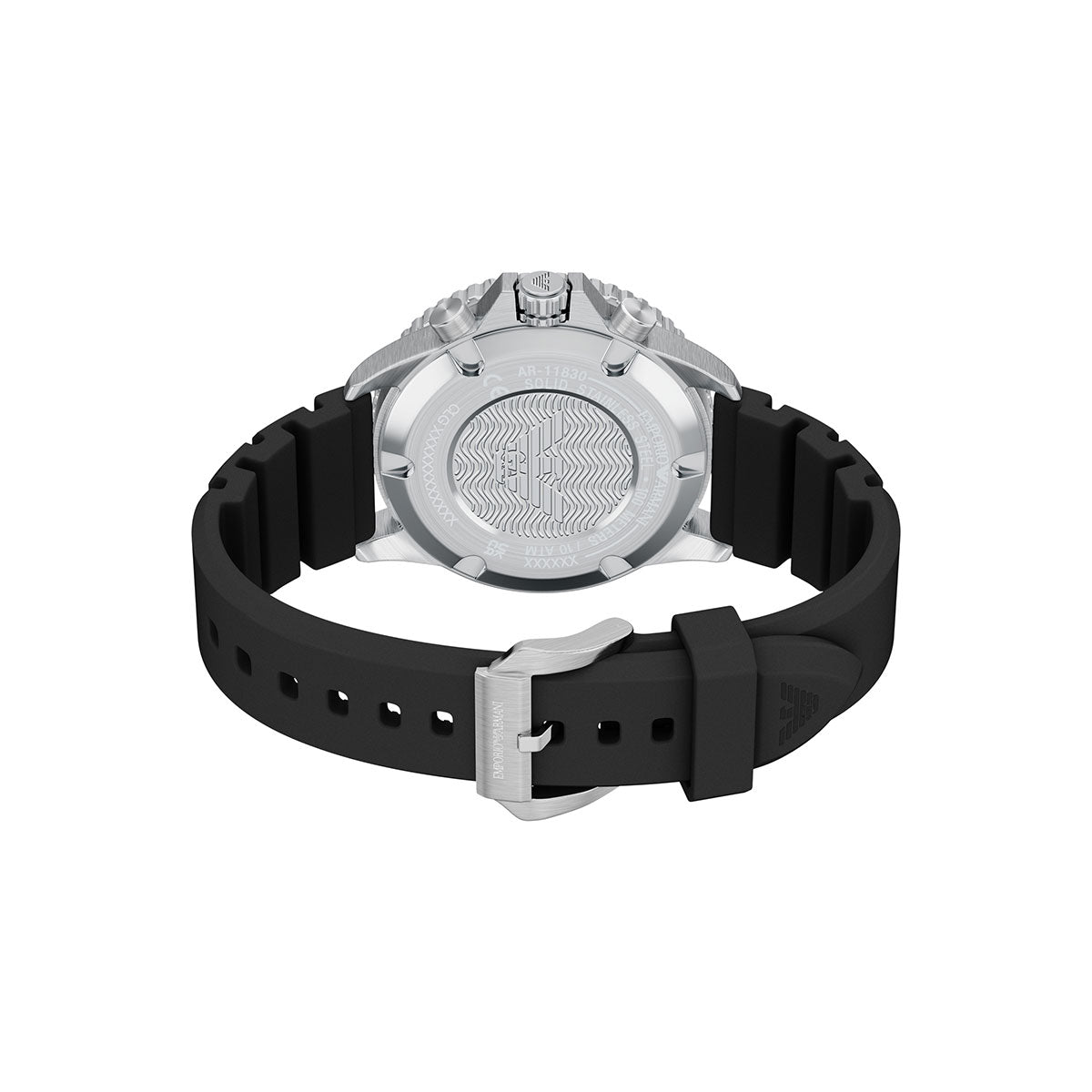 エンポリオアルマーニ EMPORIO ARMANI 腕時計 メンズ ソーラー クロノグラフ シリコン AR11830