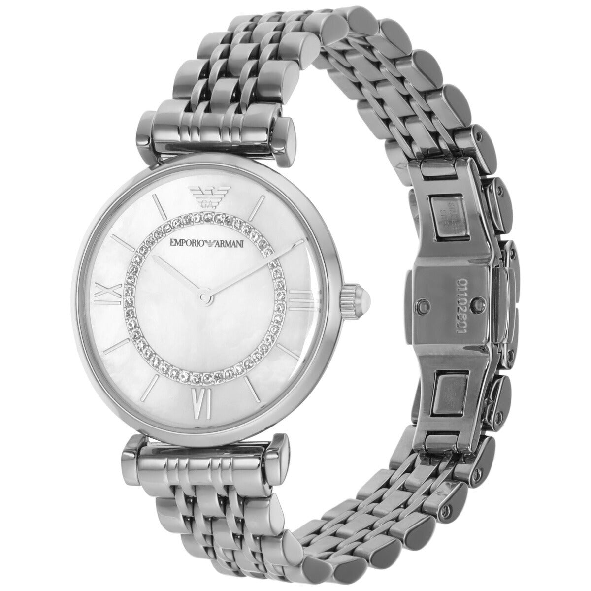エンポリオアルマーニ EMPORIO ARMANI 腕時計 レディース ステンレススチールウォッチ AR1908