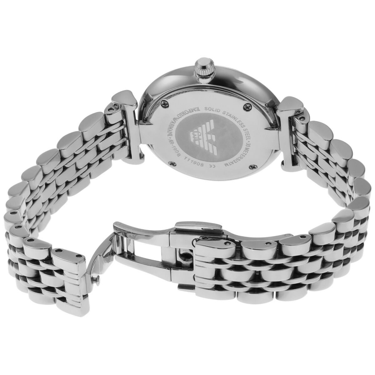 エンポリオアルマーニ EMPORIO ARMANI 腕時計 レディース ステンレススチールウォッチ AR1908