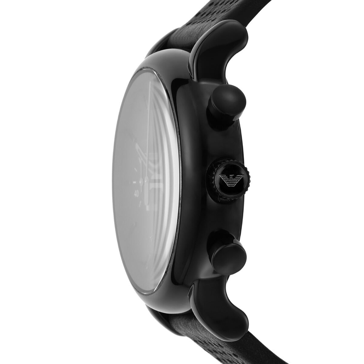 エンポリオアルマーニ EMPORIO ARMANI 腕時計 メンズ クロノグラフ レザーウォッチ AR1918
