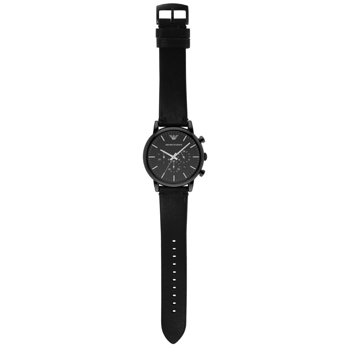 エンポリオアルマーニ EMPORIO ARMANI 腕時計 メンズ クロノグラフ レザーウォッチ AR1918