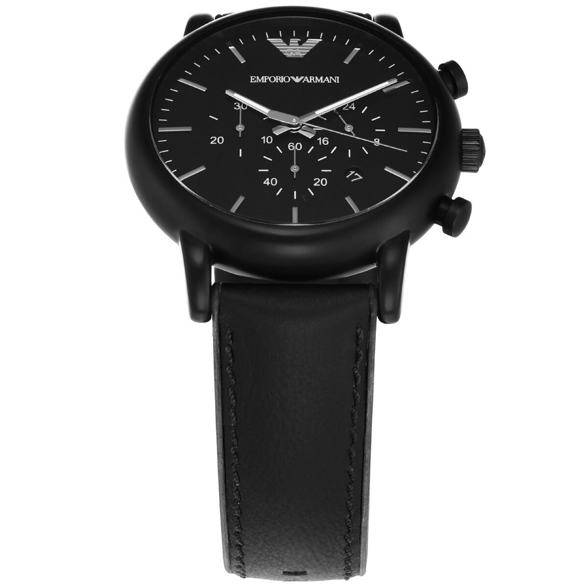 エンポリオアルマーニ EMPORIO ARMANI 腕時計 メンズ クロノグラフ レザー、シリコンウォッチ AR1970