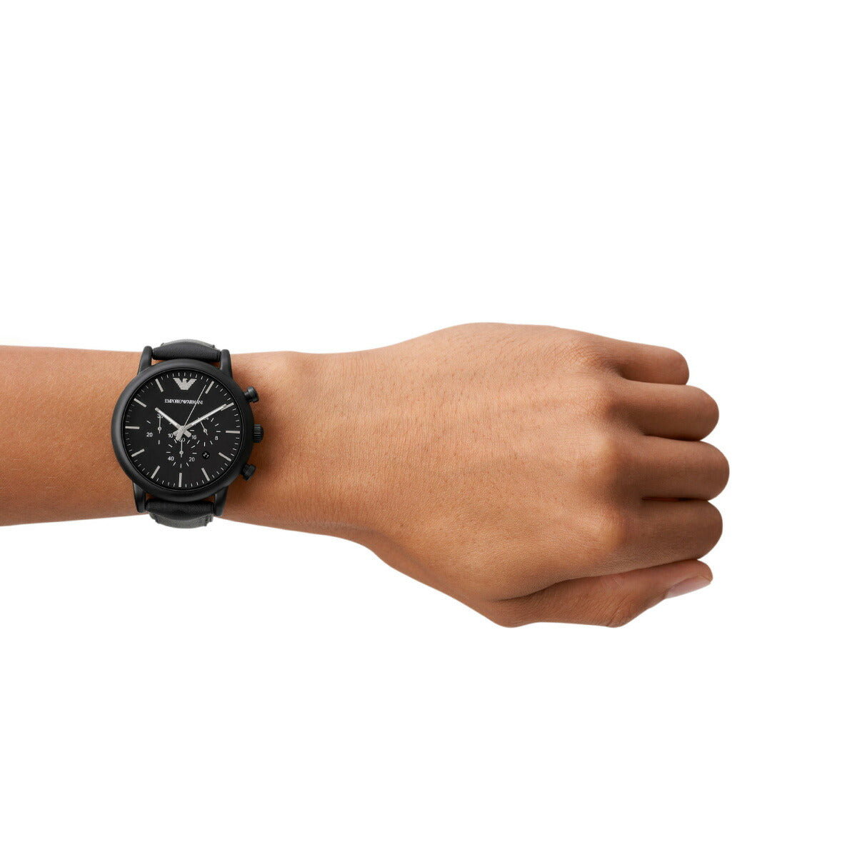 エンポリオアルマーニ EMPORIO ARMANI 腕時計 メンズ クロノグラフ レザー、シリコンウォッチ AR1970