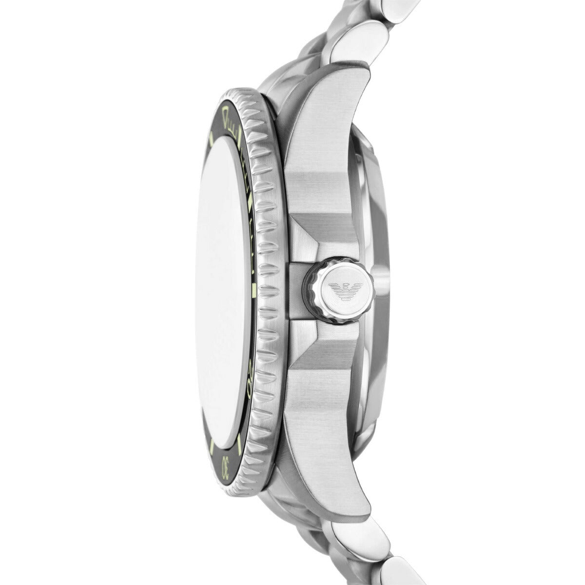 エンポリオアルマーニ EMPORIO ARMANI 腕時計 メンズ シーエクスプローラー 自動巻きウォッチ ステンレススチール AR60087【2025 新作】