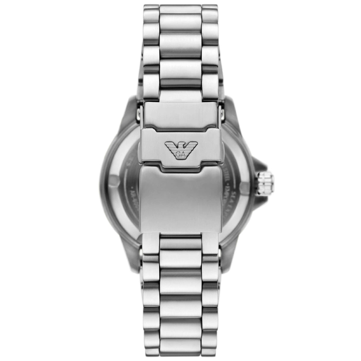 エンポリオアルマーニ EMPORIO ARMANI 腕時計 メンズ シーエクスプローラー 自動巻きウォッチ ステンレススチール AR60087【2025 新作】