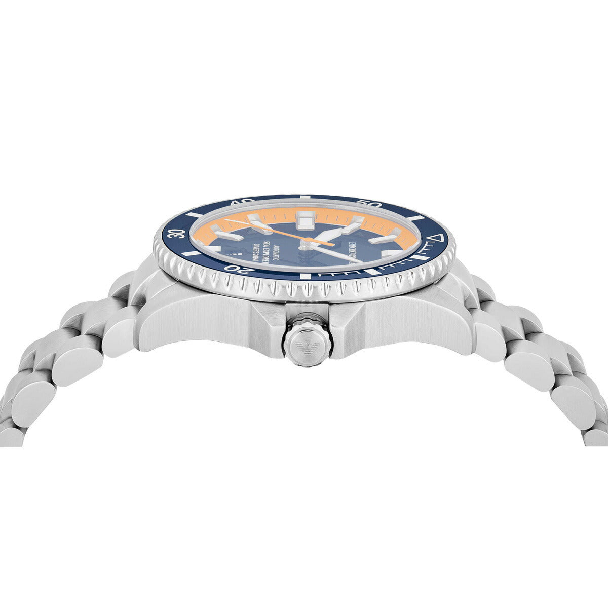 エンポリオアルマーニ EMPORIO ARMANI 腕時計 メンズ シーエクスプローラー 自動巻きウォッチ ステンレススチール AR60090【2025 新作】