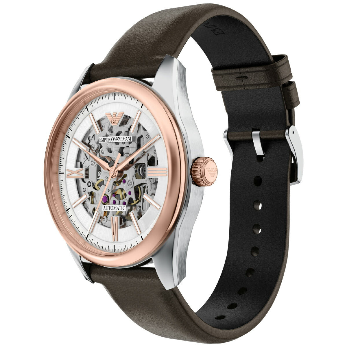エンポリオアルマーニ EMPORIO ARMANI 腕時計 メンズ 自動巻き プロプラネットレザー AR60094
