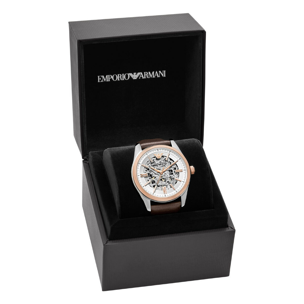 エンポリオアルマーニ EMPORIO ARMANI 腕時計 メンズ 自動巻き プロプラネットレザー AR60094