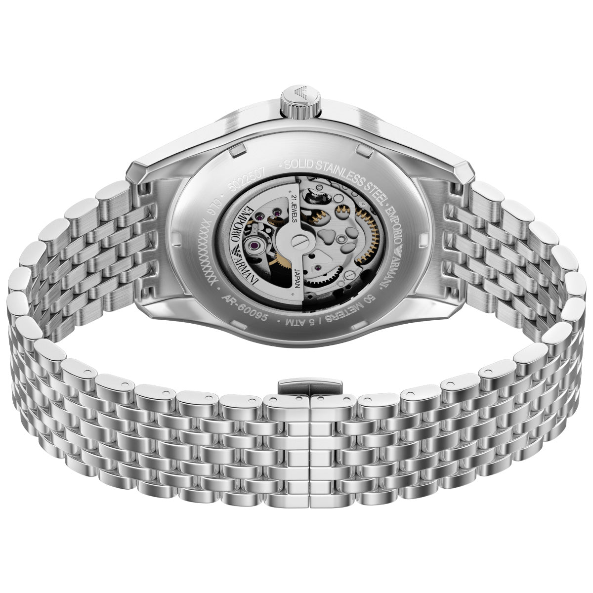 エンポリオアルマーニ EMPORIO ARMANI 腕時計 メンズ 自動巻き ステンレススチール AR60095【2026 新作】【60回分割手数料無料！】