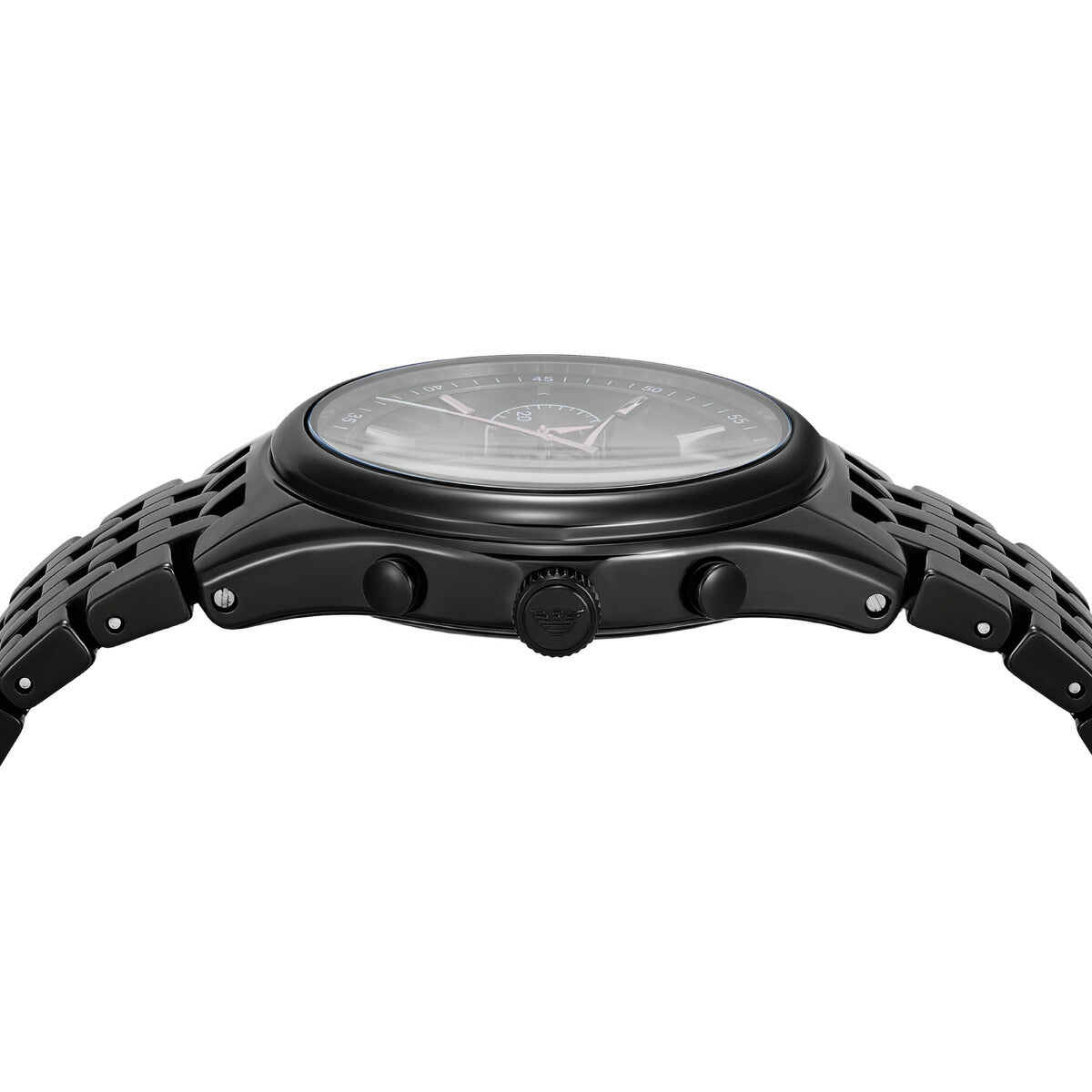 エンポリオアルマーニ EMPORIO ARMANI 腕時計 メンズ クロノグラフウォッチ ブラックセラミック AR70015【2025 新作】