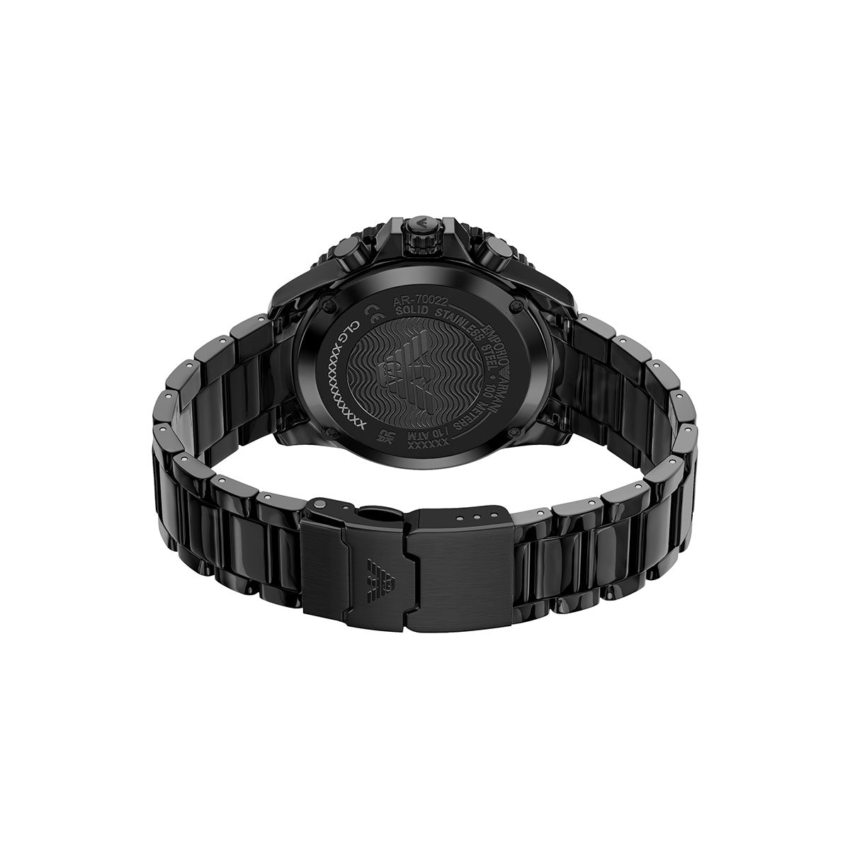 エンポリオアルマーニ EMPORIO ARMANI 腕時計 メンズ ソーラー クロノグラフ セラミック AR70022