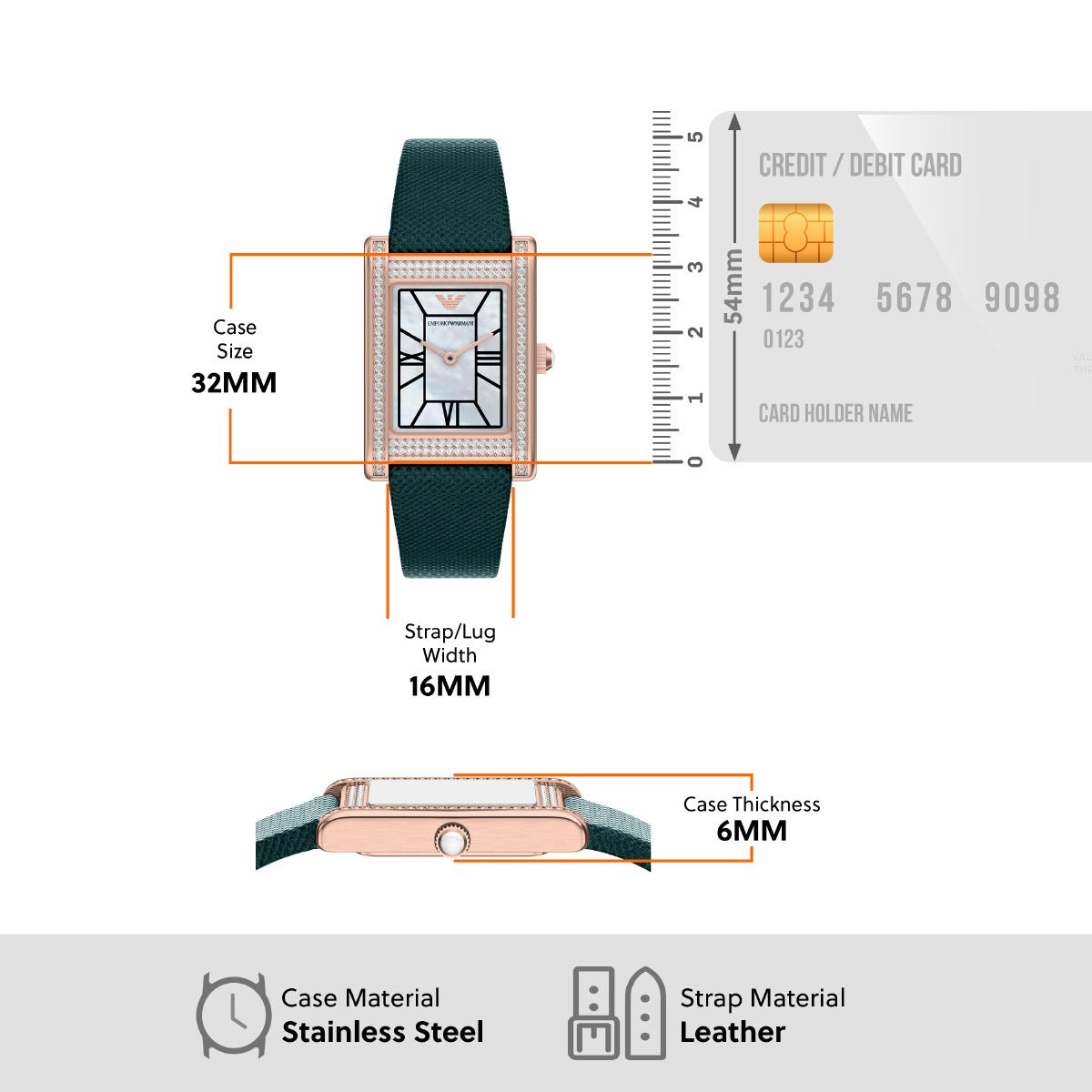 エンポリオアルマーニ EMPORIO ARMANI 腕時計 レディース レザー ウォッチ＆ブレスレットセット AR80085SET【2026 新作】【60回分割手数料無料！】
