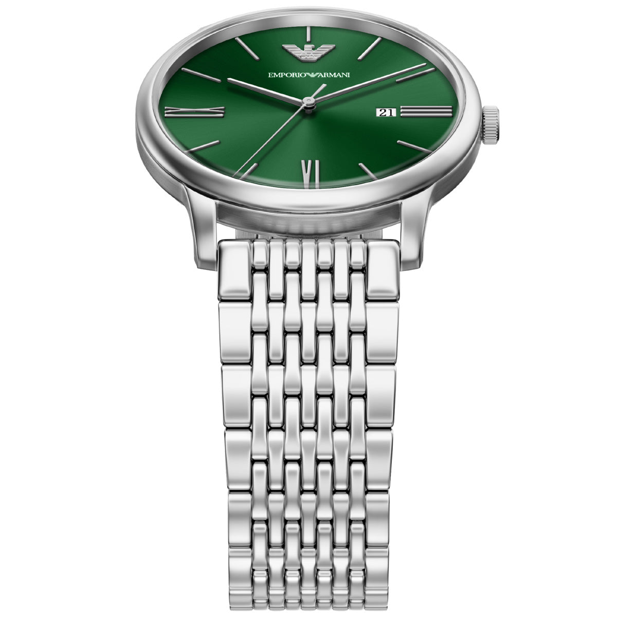エンポリオアルマーニ EMPORIO ARMANI 腕時計 メンズ ステンレススチール ウォッチ＆ブレスレットセット AR80087SET【2026 新作】【60回分割手数料無料！】
