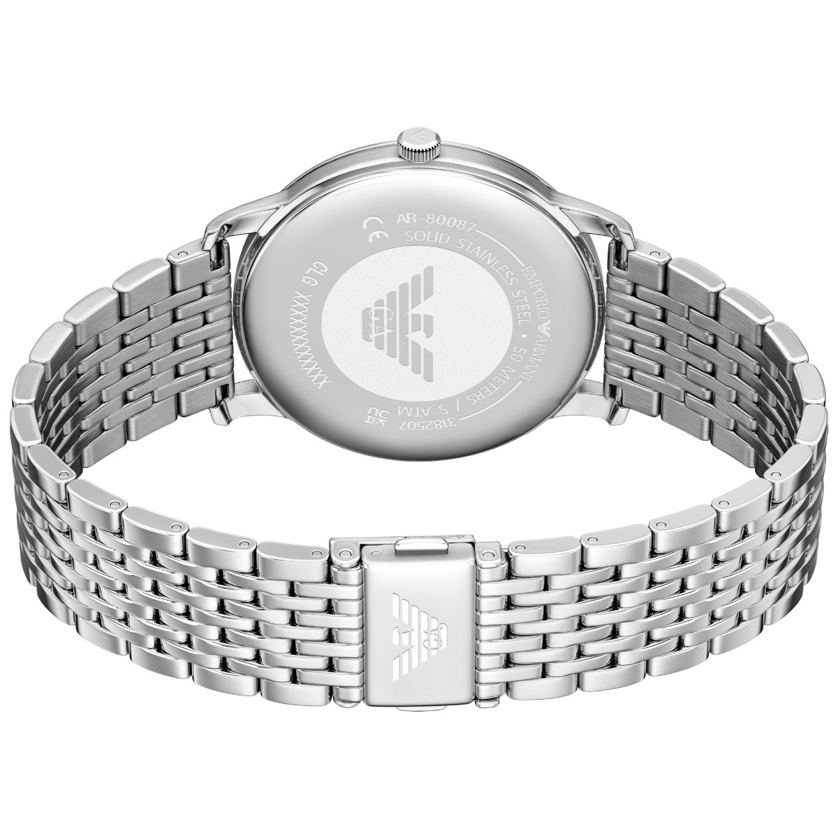 エンポリオアルマーニ EMPORIO ARMANI 腕時計 メンズ ステンレススチール ウォッチ＆ブレスレットセット AR80087SET【2026 新作】【60回分割手数料無料！】