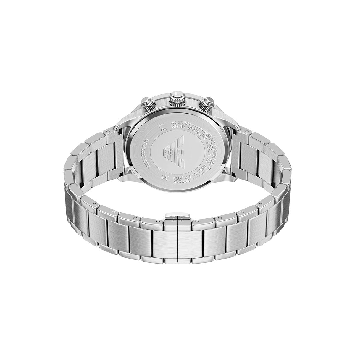 エンポリオアルマーニ EMPORIO ARMANI 腕時計 メンズ クロノグラフ ステンレス ウォッチ＆ブレスレットセット AR80088SET