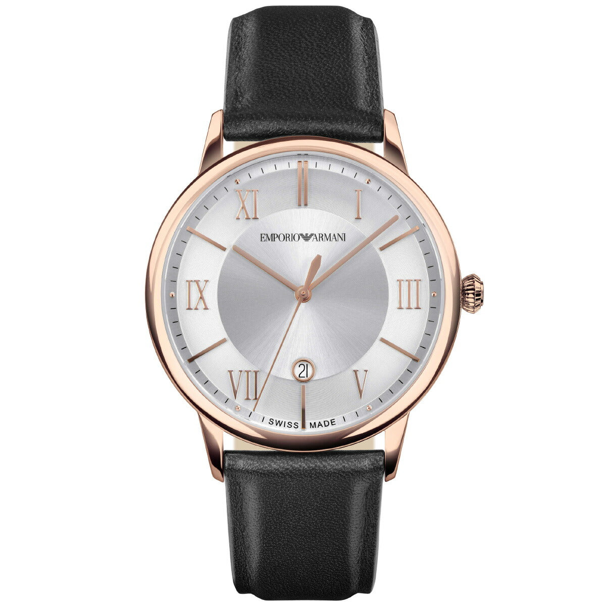 エンポリオアルマーニ EMPORIO ARMANI 腕時計 メンズ レザーウォッチ ARS5000
