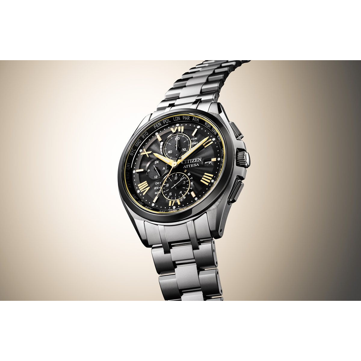 シチズン アテッサ エコ ドライブ 電波時計 限定モデル AT8244-57E ダイレクトフライト 腕時計 メンズ CITIZEN ATTESA KIZASHI COLLECTION【2026 新作】