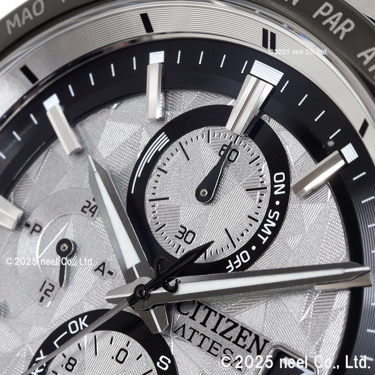 シチズン アテッサ CITIZEN ATTESA エコドライブ 電波時計 限定 腕時計 メンズ AT8284-61A ダイレクトフライト ACT Line Platinum Shine Collection【2025 新作】