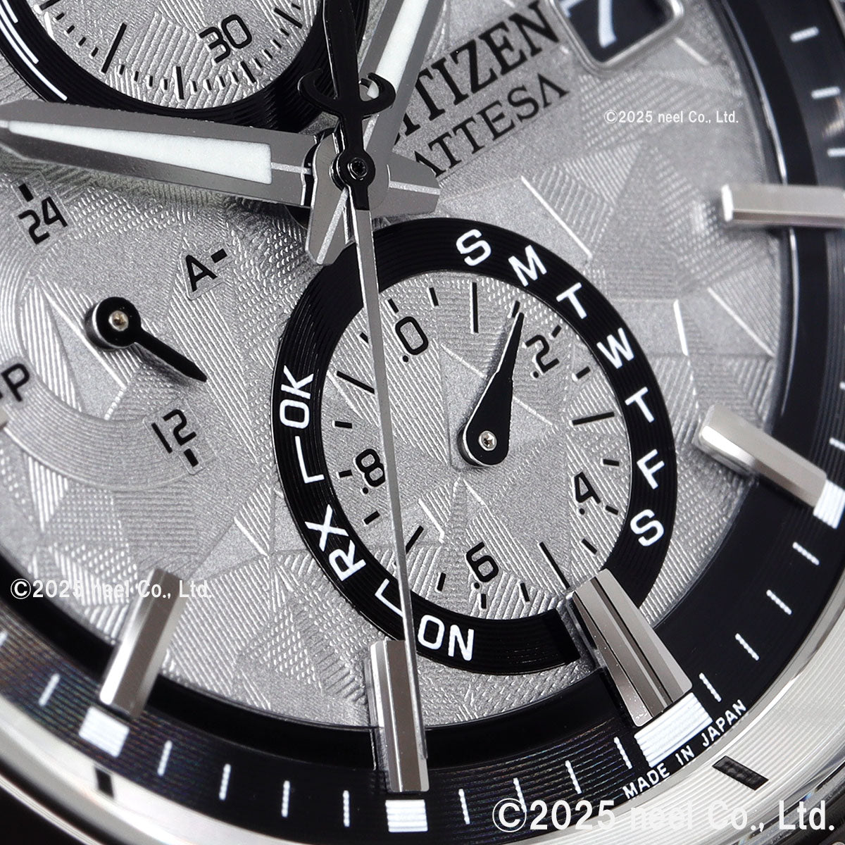 シチズン アテッサ CITIZEN ATTESA エコドライブ 電波時計 限定 腕時計 メンズ AT8284-61A ダイレクトフライト ACT Line Platinum Shine Collection【2025 新作】