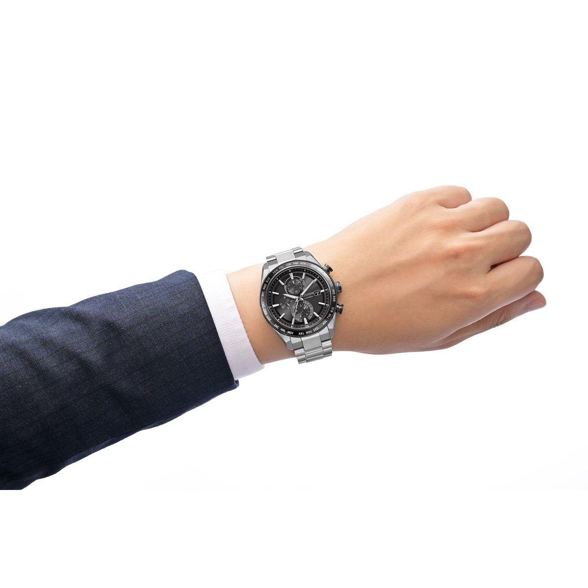 シチズン アテッサ CITIZEN ATTESA エコドライブ 電波時計 腕時計 メンズ AT8295-56E ダイレクトフライト ACT Line【2025 新作】
