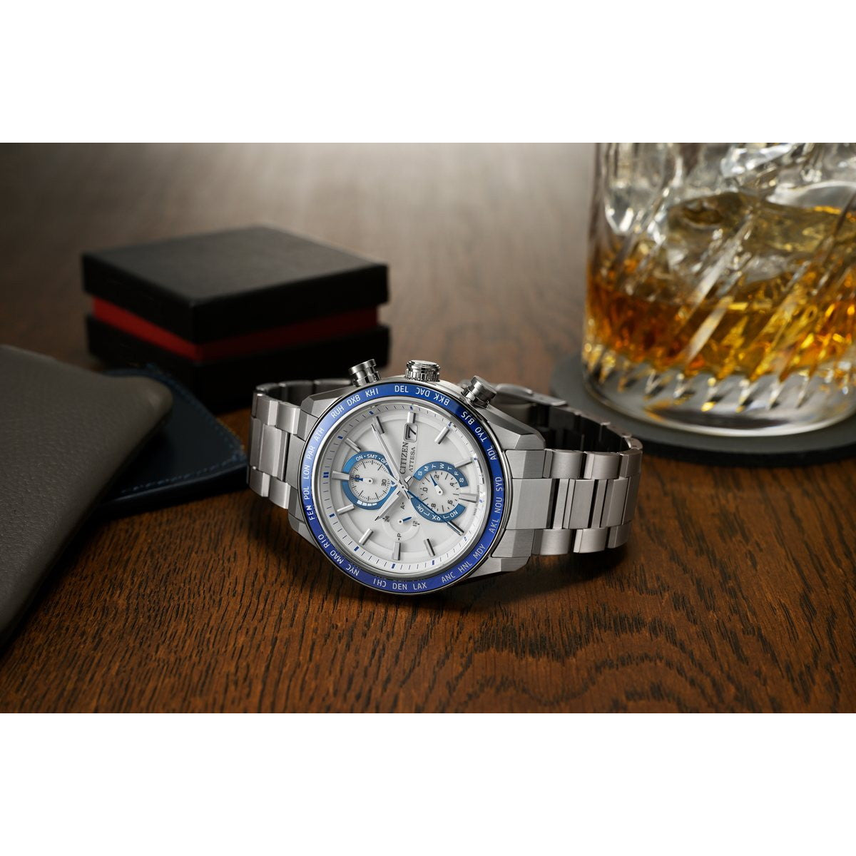 シチズン アテッサ CITIZEN ATTESA エコドライブ 電波時計 腕時計 メンズ AT8296-53A ダイレクトフライト ACT Line【2026 新作】