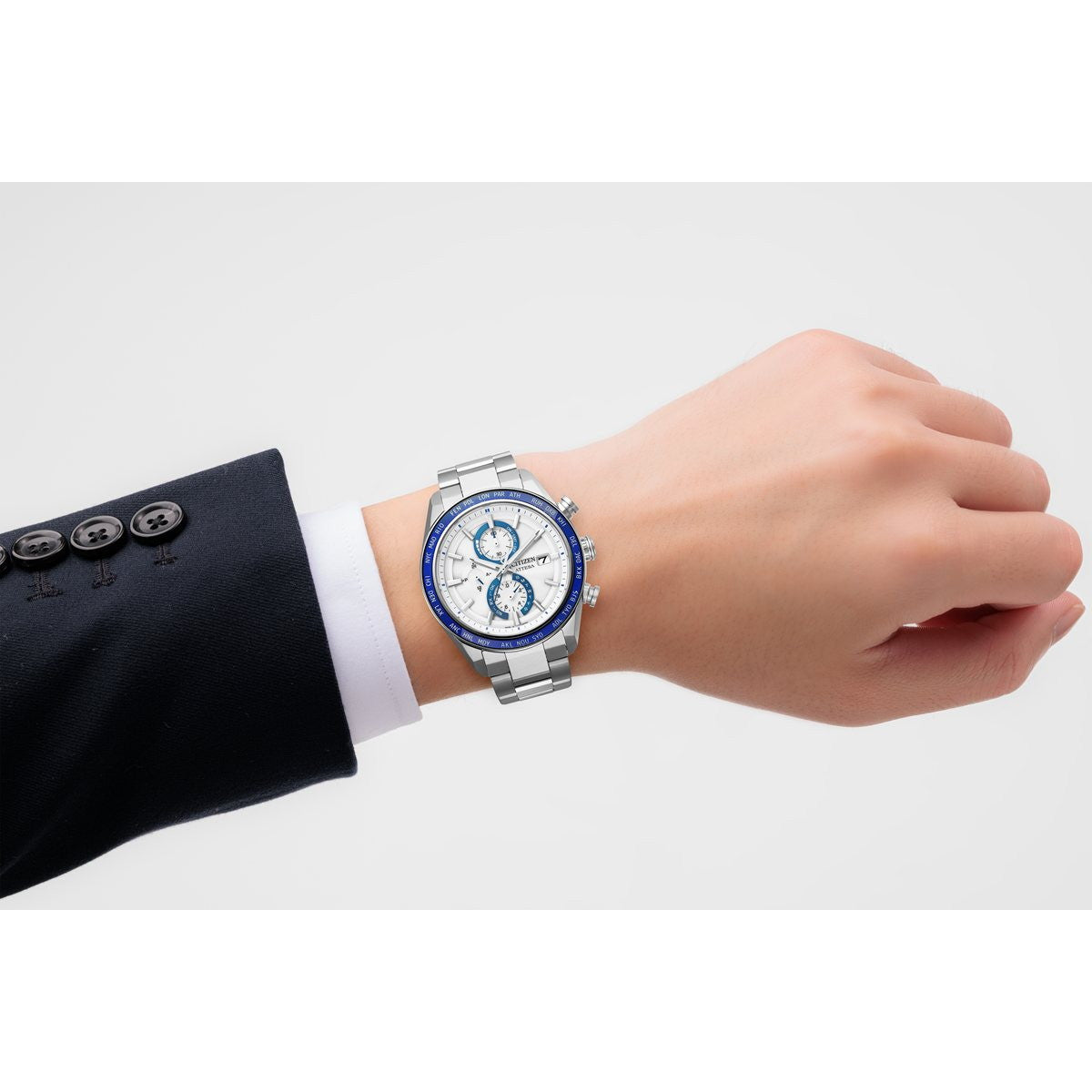 シチズン アテッサ CITIZEN ATTESA エコドライブ 電波時計 腕時計 メンズ AT8296-53A ダイレクトフライト ACT Line【2026 新作】