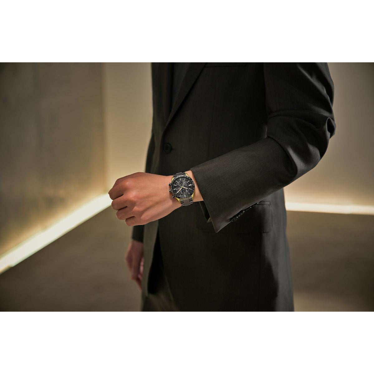 シチズン アテッサ CITIZEN ATTESA エコドライブ 電波時計 限定 腕時計 メンズ AT8384-58E ダイレクトフライト ACT Line LIGHT in BLACK Eco-Drive 50th Anniversary Edition【2026 新作】