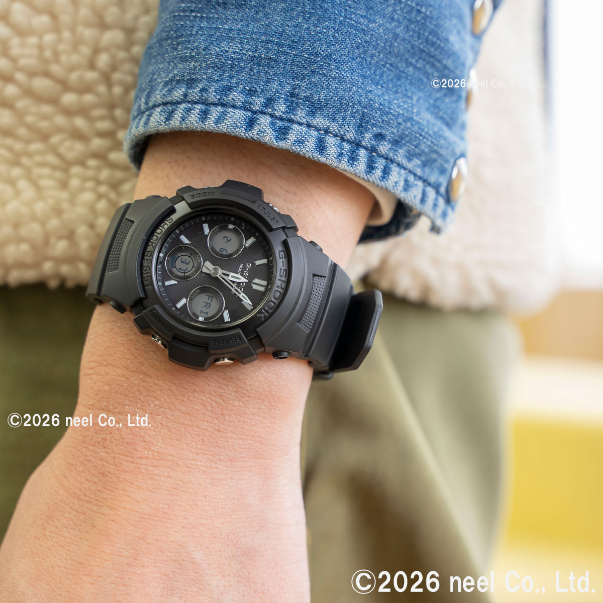G-SHOCK 電波 ソーラー 電波時計 カシオ Gショック CASIO ファイアー パッケージ FIRE PACKAGE’26 アナデジ 腕時計 メンズ AWG-M100FP-1A1JR【2026 新作】