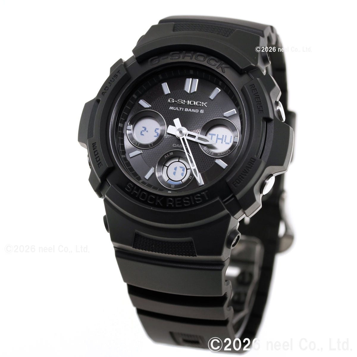 G-SHOCK 電波 ソーラー 電波時計 カシオ Gショック CASIO ファイアー パッケージ FIRE PACKAGE’26 アナデジ 腕時計 メンズ AWG-M100FP-1A1JR【2026 新作】