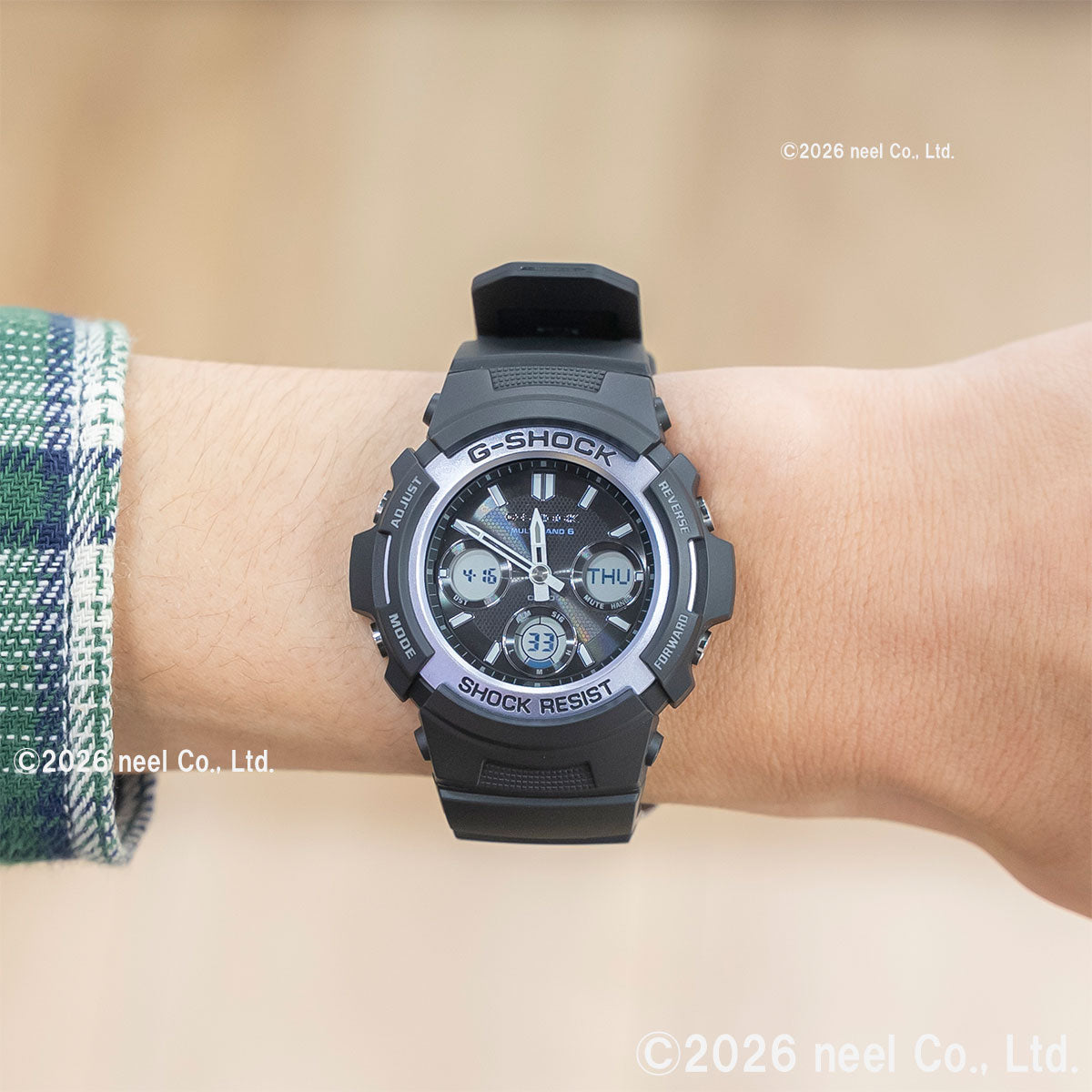 G-SHOCK 電波 ソーラー 電波時計 カシオ Gショック CASIO ファイアー・パッケージ FIRE PACKAGE’25 アナデジ 腕時計 メンズ AWG-M100FP-1A2JR