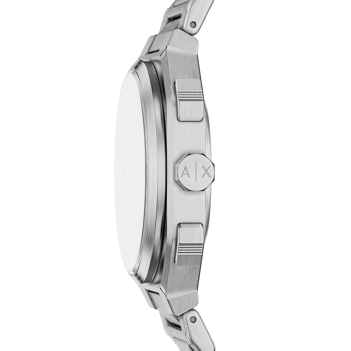 A|X アルマーニ エクスチェンジ ARMANI EXCHANGE 腕時計 メンズ デュアルタイム BASS ステンレススチール AX1475【60回分割手数料無料！】【2026新作】